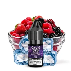 OWL OWLIQ Berry Mix Ice Nikotinsalz Liquid 10 ml