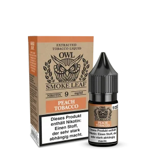 OWL Smoke Leaf Liquid – Peach Tobacco – 10ml 9mg C