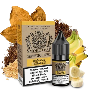 OWL Smoke Leaf Nikotinsalz – Banana Tobacco – 10ml Liquid 20mg C