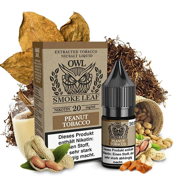 OWL Smoke Leaf Peanut Tobacco Nikotinsalz Liquid
