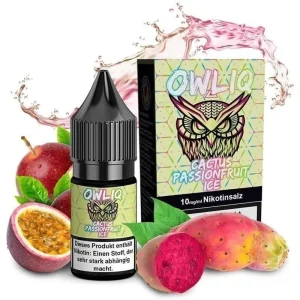 Owliq Nikotinsalz Liquid 10 ml Cactus Passionfruit Ice 20 mg/ml