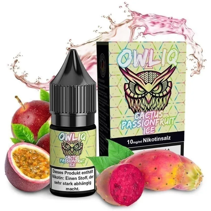 Owliq Nikotinsalz Liquid 10 ml Cactus Passionfruit Ice 20 mg/ml