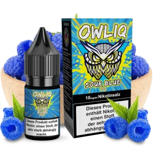OWLIQ Nikotinsalz – Sour Blue – 10ml Liquid 10mg C