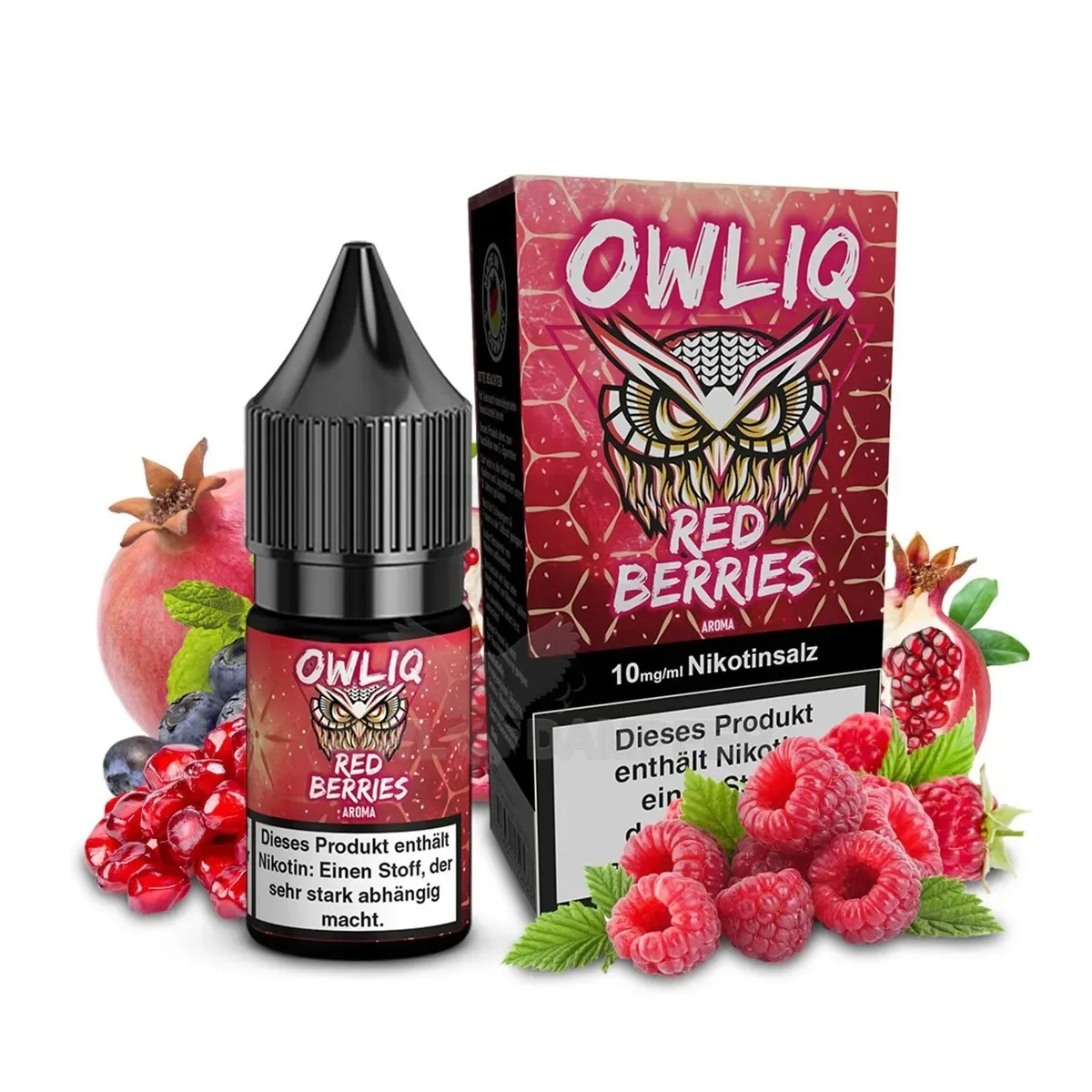 OWLIQ – Red Berries – Nikotinsalz Liquid – 10ml – 10mg