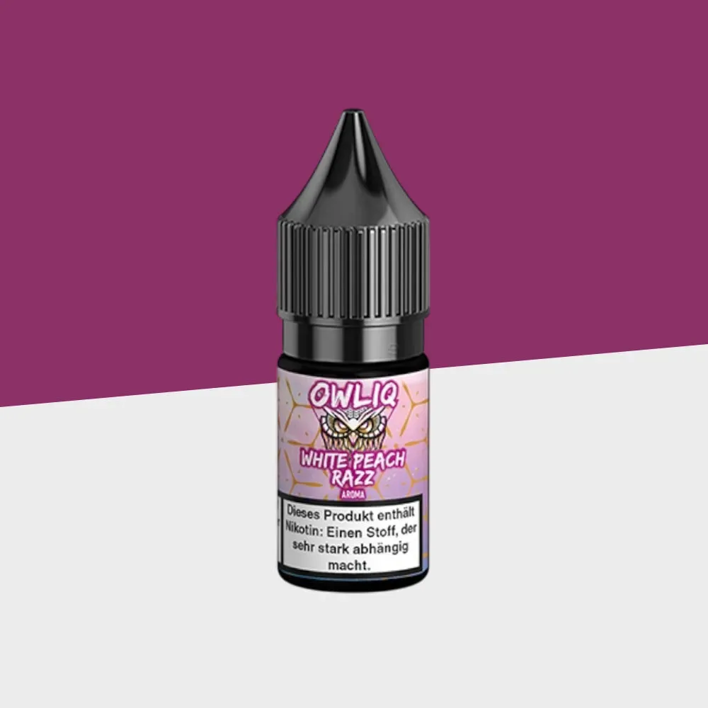 OWLIQ – White Peach Razz 10mg/ml – E-Liquid