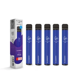 [Paket] 5 x ELFBAR 600 Blueberry Nikotinfrei