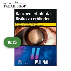 Pall Mall Spark Zigaretten Giga (8 x 25er)