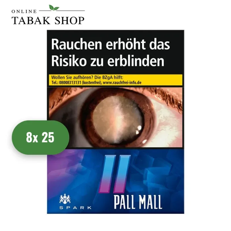 Pall Mall Spark Zigaretten Giga (8 x 25er)