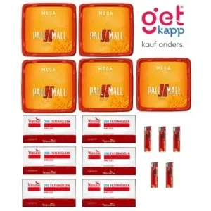 Pall Mall Tabak Allround 120g Mega Box Sparset L