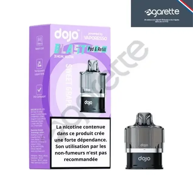 Patrone Puff Dojo Blast 6000 – Sweet Grape – Pro 1 – Vaporesso
