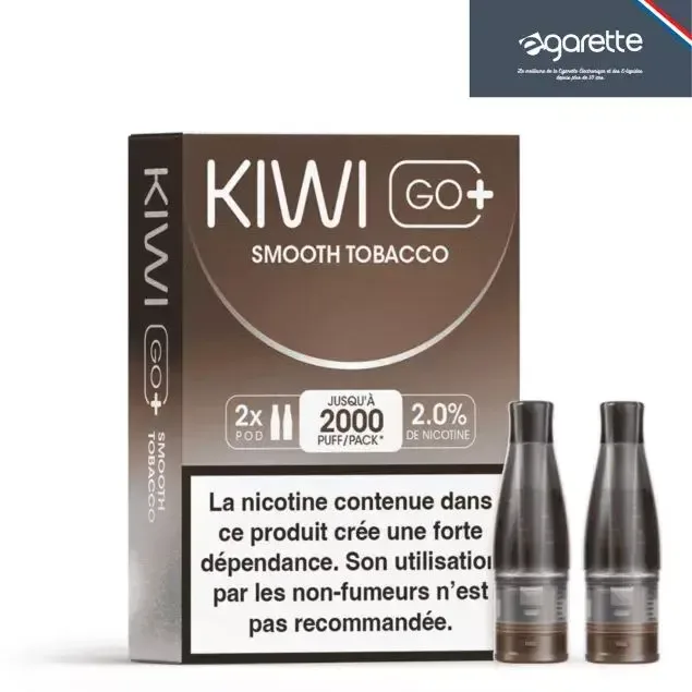 Patrone Puff Kiwi Go+ – Smooth Tobacco – Pro 2 – Kiwi Vapor