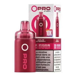 Patrone Puff Sour Cherry Opro IA 10000 – Par 1 – OPRO