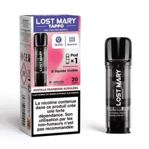 Patrone Puff Tappo Air – Myrtille Framboise Acidulée – Pro 1 – Lost Mary