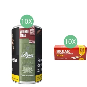 Pepe Rich Green 10 x Dosen mit 2000 Plus Hülsen