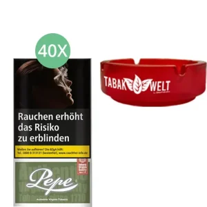 Pepe Rich Green 40 x 30g mit Aschenbecher