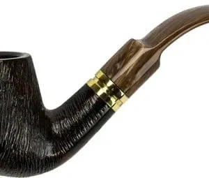 Pfeife Cesare Barontini „Terenzi“ braun gebuerstet,Ring Acryl