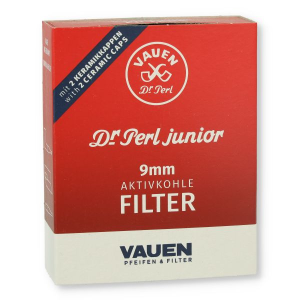 Pfeifenfilter Dr Perl junior 9 mm Aktivkohlefilter 40 Stück