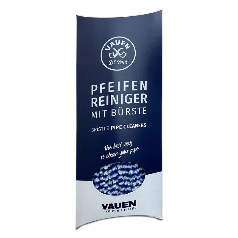 Pfeifenreiniger Vauen Dr. Perl aus Baumwollfasern in blau weiss 1 Beutel à 80 Stäbe