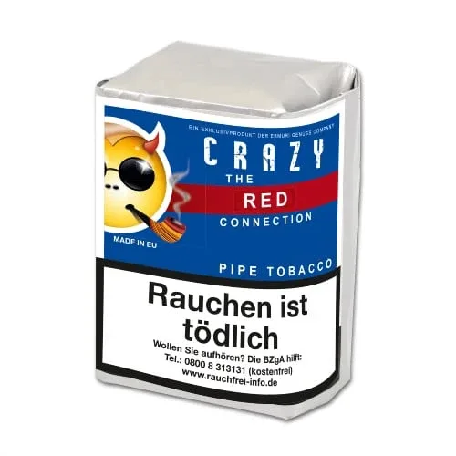 Pfeifentabak Crazy The Red Connection 125 Gramm