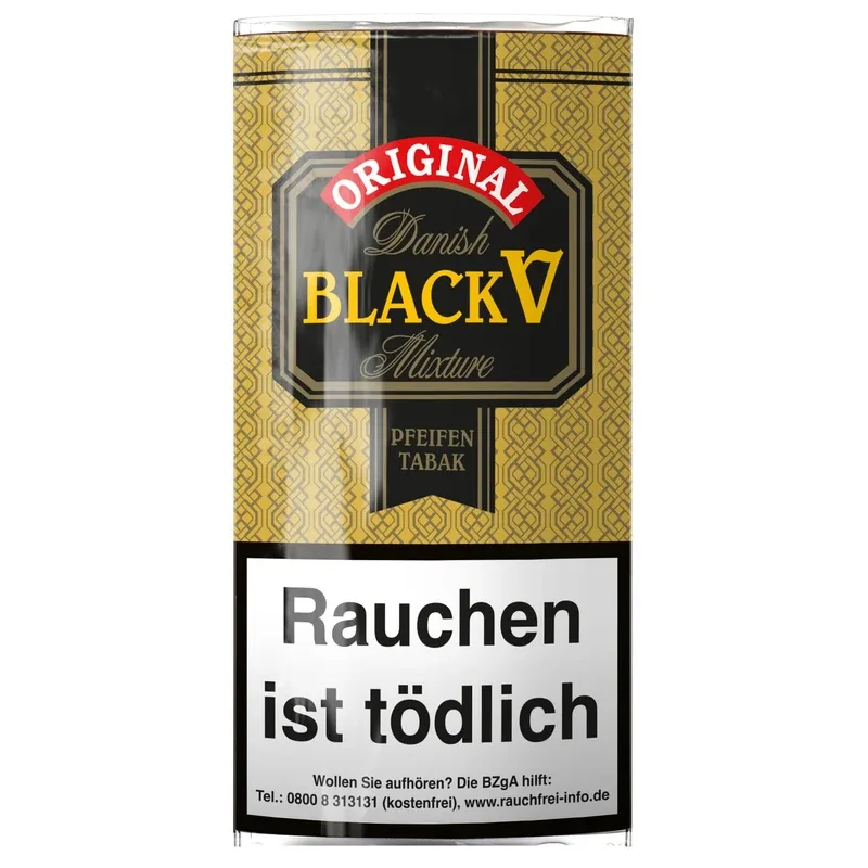Pfeifentabak Danish Black V 40 Gramm Päckchen