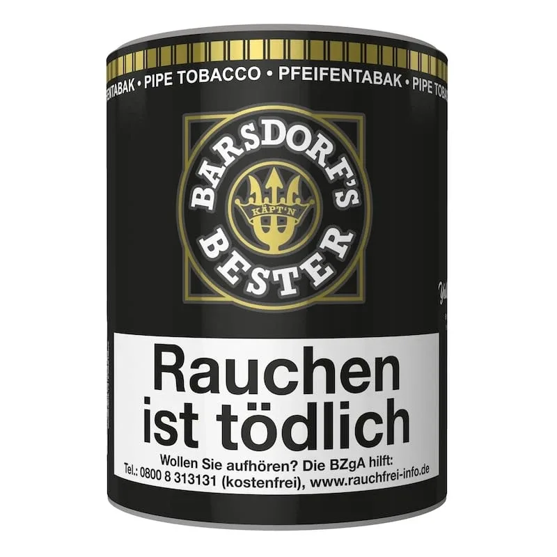 Pfeifentabak Käpt’n Barsdorf Bester Yellow 160 Gramm