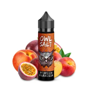 Pfirsich Maracuja Aroma OWL Salt Longfill 10 ml in 60 ml