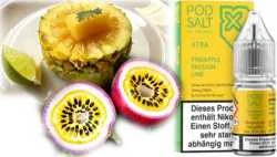 Pineapple Passion Lime Ananas Passionsfrucht Limone Pod Salt X Nikotinsalz 10ml Liquid