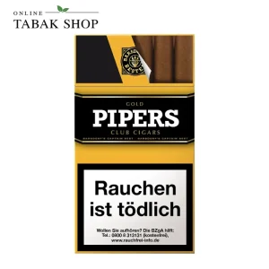 Pipers Club Cigars Gold (Vanille) Zigarillos 10er Schachtel
