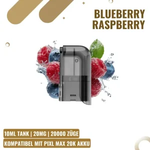 Pixl Max 20K Pod 10ml – Blueberry Raspberry