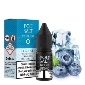 Pod Salt – Blue Ice – Nikotinsalz Liquid – 10ml – 20mg/ml