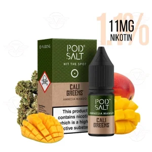 Pod Salt – Cali Greens Amnesia Mango Fusion 11mg/ml – MHDÜ