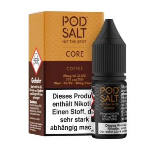 Pod Salt – Coffee – Nikotinsalz Liquid – 10ml – 20mg/ml