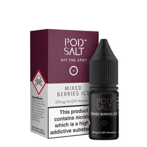 Pod Salt Core – 10ml Nikotinsalz Liquid Mixed Berries Ice 20mg