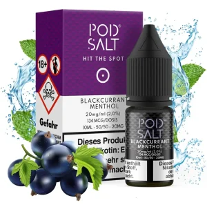 Pod Salt Core – Blackcurrant Menthol – 10 ml Nikotinsalz Liquid