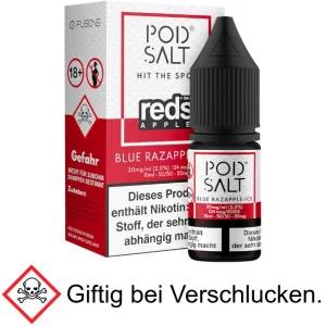 Pod Salt Fusion – Blue Razapple Ice – Nikotinsalz Liquid 20 mg/ml