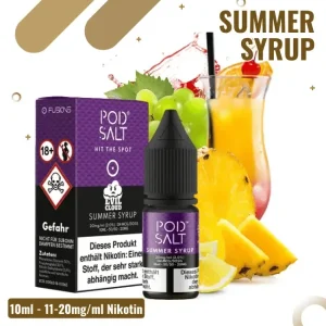 POD Salt FUSION Liquid Nikotinsalz 10ml – Summer Syrup