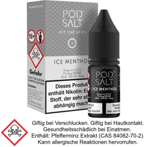 Pod Salt – Ice Menthol – Nikotinsalz Liquid 11 mg/ml