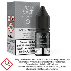 Pod Salt – Ice Menthol – Nikotinsalz Liquid 20 mg/ml
