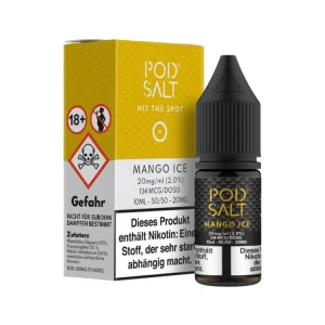 Pod Salt – Mango Ice – E-Zigaretten Nikotinsalz Liquid