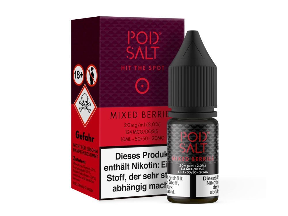 Pod Salt - Mixed Berries - Nikotinsalz Liquid - Image 2