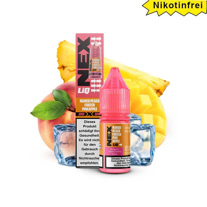Pod Salt – NexLiq – Nikotinfrei – Mango Peach Frozen Pineapple