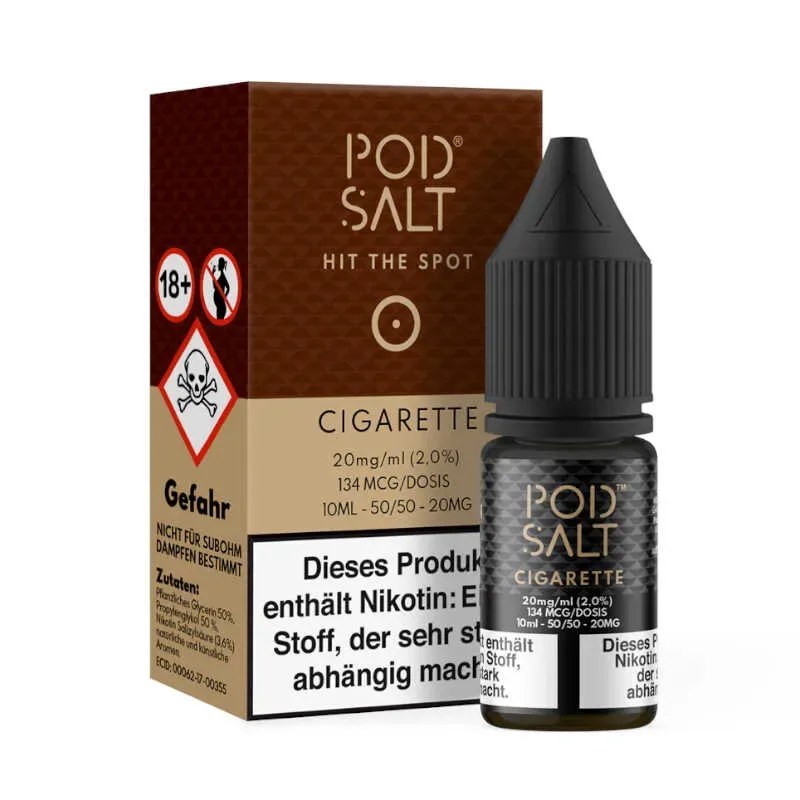 Pod Salt – Nikotinsalz Liquid 10ml – Cigarette-11 mg/ml