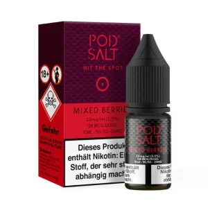 Pod Salt – Nikotinsalz Liquid 10ml – Mixed Berries-20 mg/ml