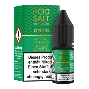 Pod Salt Origin - Menthol Tobacco - Nikotinsalz Liquid
