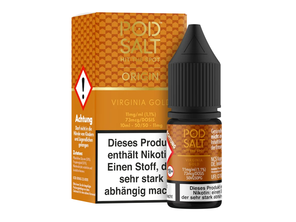 Pod Salt Origin - Virginia Gold - Nikotinsalz Liquid