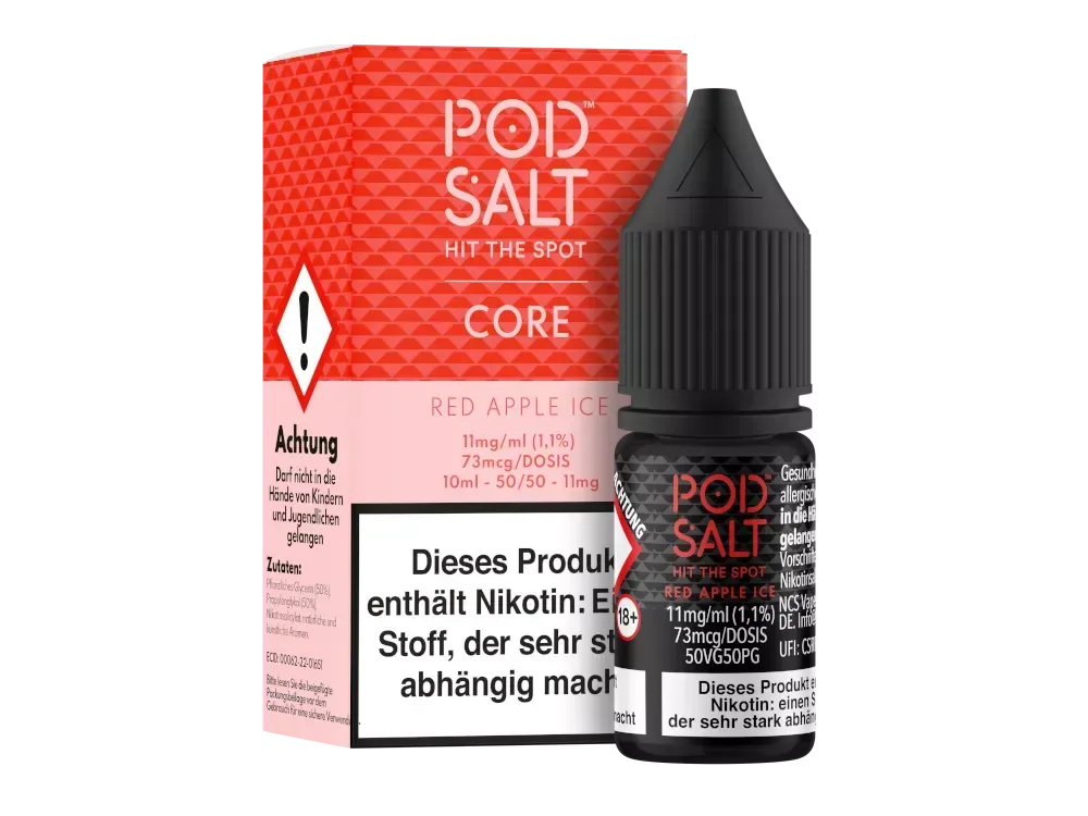 Pod Salt – Red Apple Ice 10ml Nikotinsalz Liquid