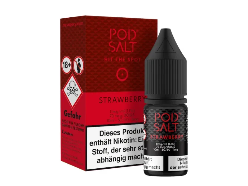 Pod Salt – Strawberry – 10ml Nikotinsalz Liquid