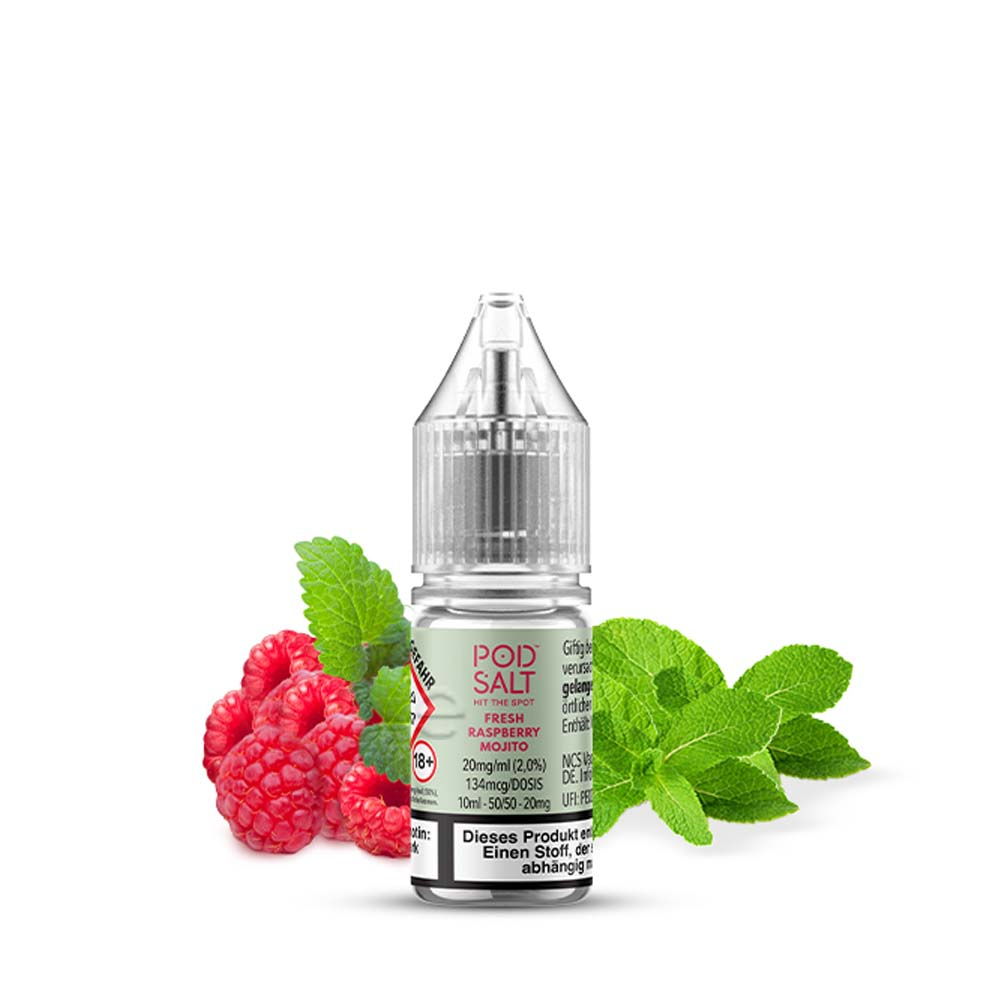Pod Salt X – Fresh Raspberry Mojito Nikotinsalz Liquid