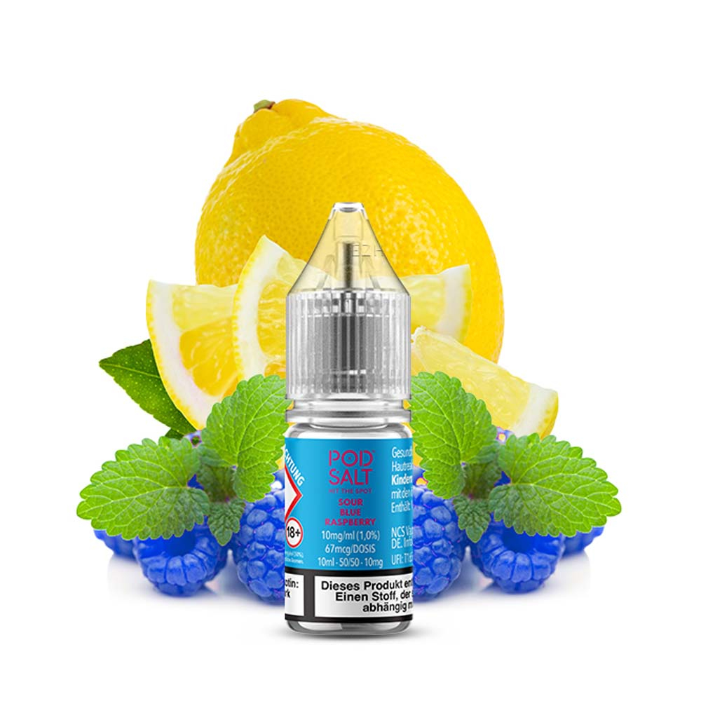 Pod Salt X – Sour Blue Raspberry Nikotinsalz Liquid