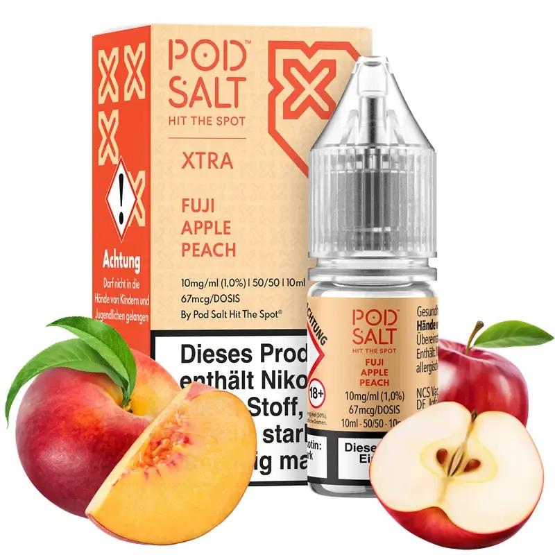 Pod Salt Xtra – Fuji Apple Peach – 10 ml Nikotinsalz Liquid